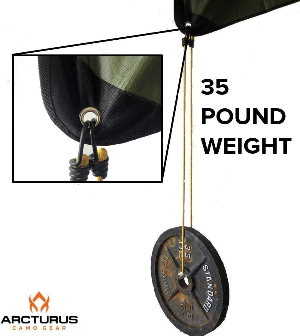 Arcturus Insulated Tarp, Reusable Heavy Duty Thermal Survival Blanket – 60x82in, Reflects 90% Body Heat, Waterproof, Windproof, 3-Layer Design, Reinforced Grommets, Black - Image 5