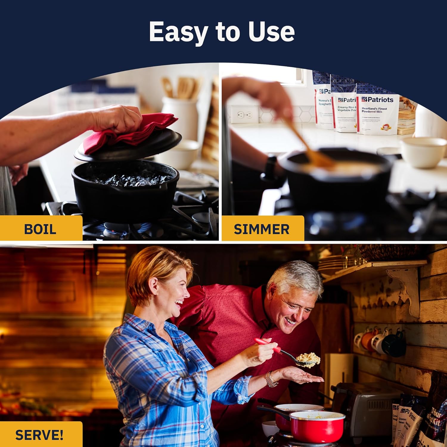4Patriots 3-Month Survival Food Kit: Emergency Food Supply Designed to Last 25 Years, 688 Servings - Image 7