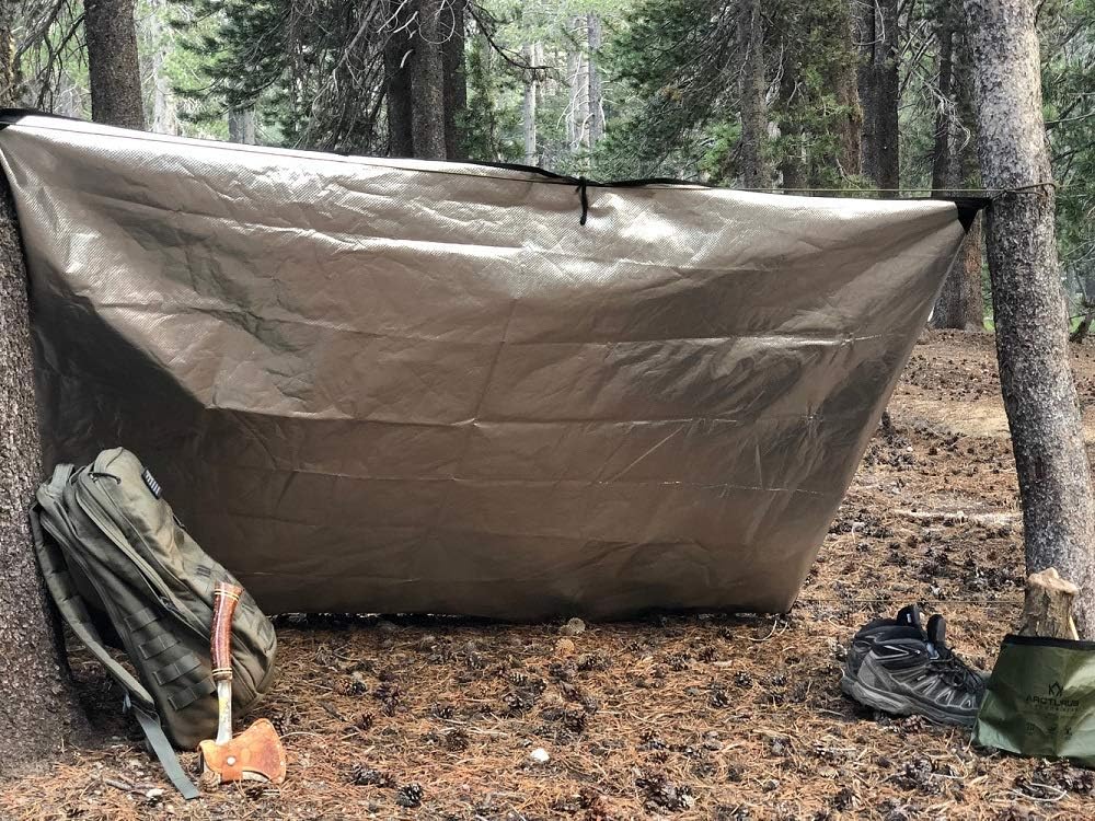 Arcturus Insulated Tarp, Reusable Heavy Duty Thermal Survival Blanket – 60x82in, Reflects 90% Body Heat, Waterproof, Windproof, 3-Layer Design, Reinforced Grommets, Coyote Brown - Image 7