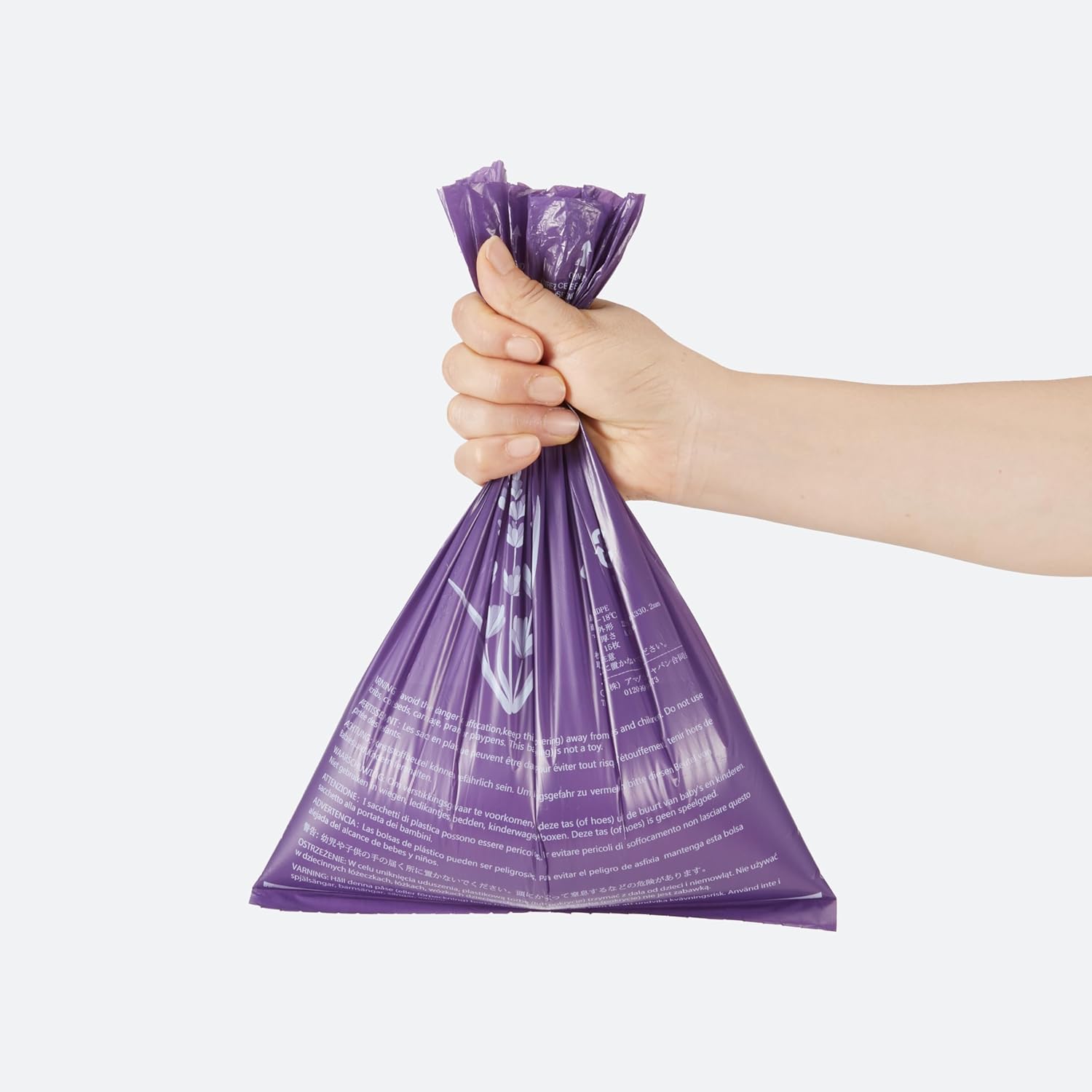 Amazon Basics Premium Lavender Scented Standard Dog Waste Bags, 900 bags,15 Count (Pack of 60) - Image 4