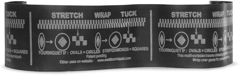 SWAT-T™ Tourniquet Black by Safeguard Medical, Emergency First Aid Equipment for Massive Hemorrhage Control, Made in The USA - Image 4