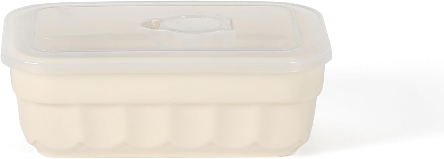 Martha Stewart Broadbrook 6 Piece Stoneware Meal Prep Container Set with Lids, Rectangular Food Storage & Bakewar |Oven, Refridgerator, Microwave, Dishwasher Safe - Image 7