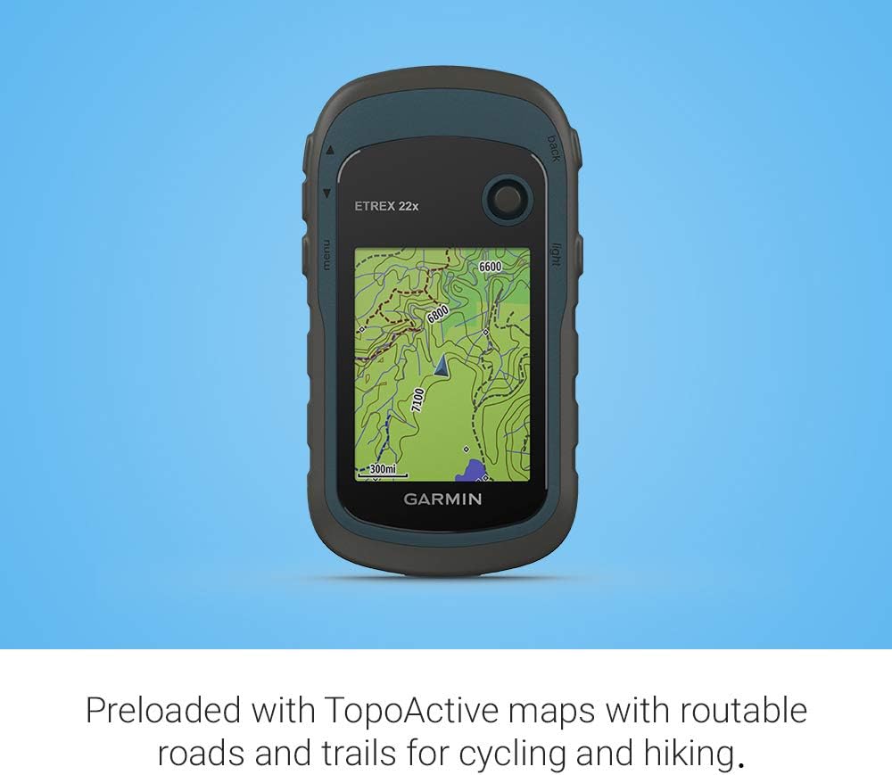 Garmin 010-02256-00 eTrex 22x, Rugged Handheld GPS Navigator, Black/Navy - Image 8