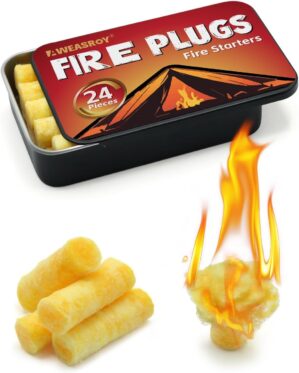 AWEASROY Fire Plugs Fire Starters &...