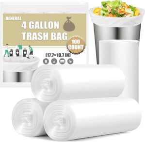Small Trash Bags 4 Gallon – 1...