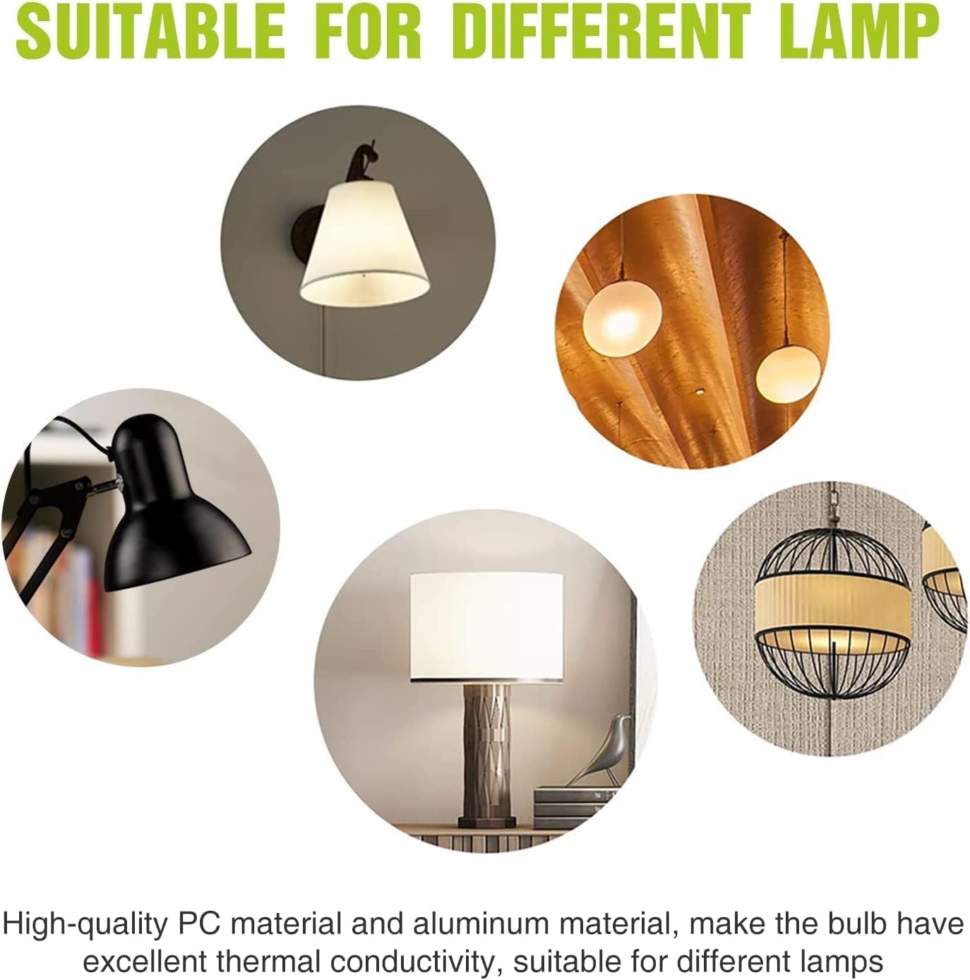 Neporal A19 Rechargeable Light Bulbs Emergency Light Bulb for Power Outages, Led Bulb 60 Watt Equiv., Self-Charging Light Bulb 1200mAh Battery Backup Light Bulbs for Daily, Emergency Use (Daylight) - Image 6