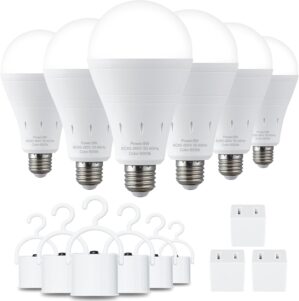 DEBAOBULB 6 Pack Rechargeable Emerg...