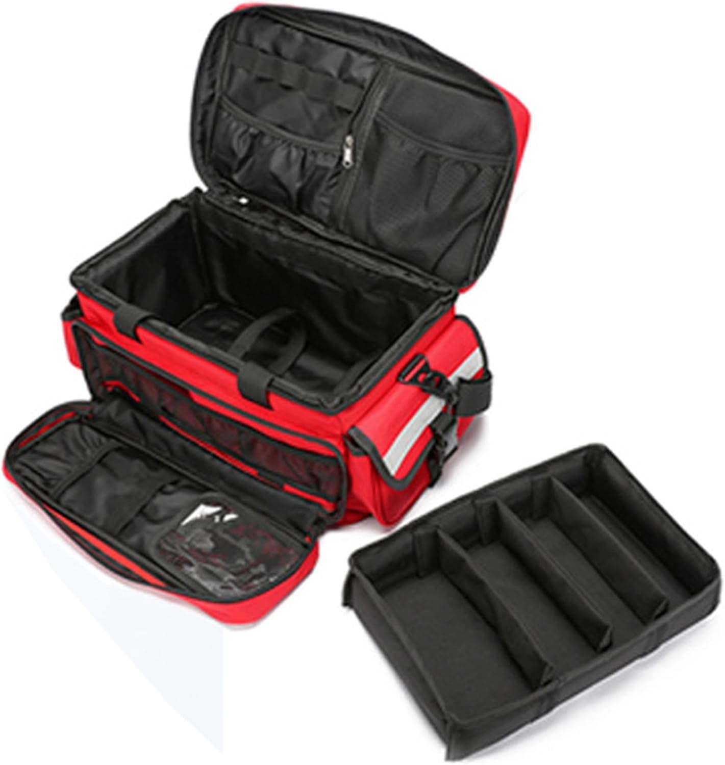 Medical Bag,First Aid Bag,First Responder Bag for Trauma,Emergency Medical Bag Organizer,Trauma Bag with Detachable Dividers for Nurses,Home Health Care, EMT(Bag Only) - Image 2