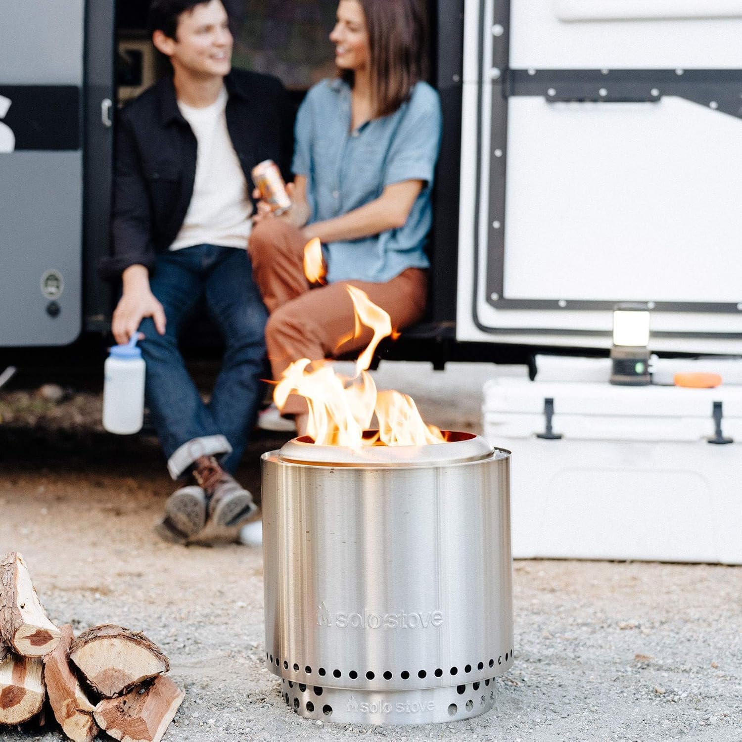 Solo Stove Ranger Amazon Exclusive Fire Pit Bundle | Portable & Smokeless | Includes Stand, Lid & Shelter | Ideal for 2–4 People | Stainless Steel, 15"x15", 22lbs - Image 8