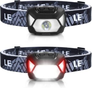 Lepro HeadLamp, 2 Pack Super Bright...