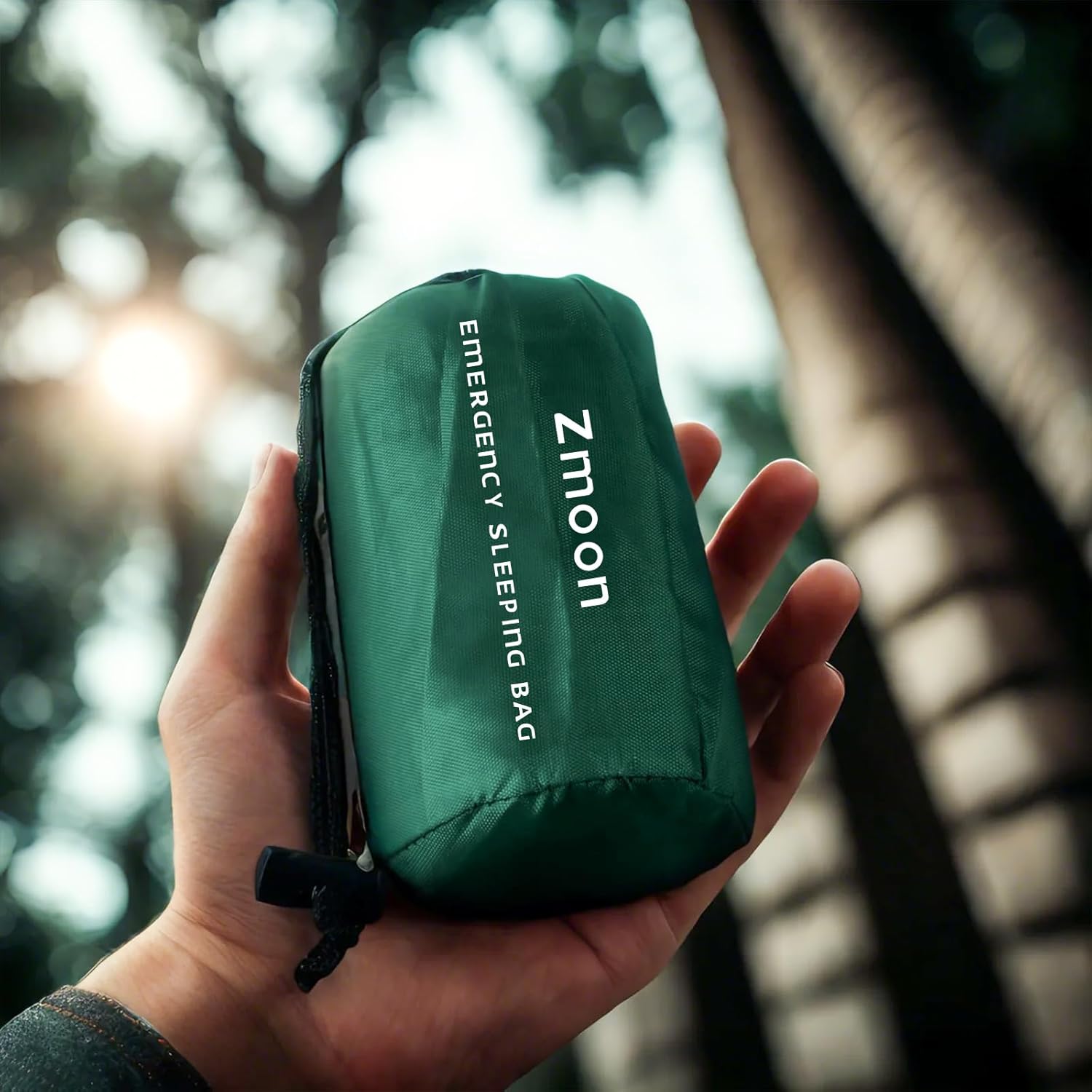 Zmoon Emergency Sleeping Bag Survival Bag, Portable Waterproof Thermal Bivy Sacks,Bivvy Bags,Camping Mylar Sleeping Bag Survival Gear Emergency Blankets Survival Shelter - Image 7