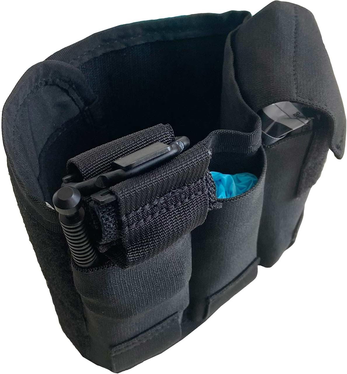 Rescue Essentials Tactical Ankle Medical Kit – Compact IFAK Trauma Kit with Tourniquet, Israeli Bandage & Gloves – Black Nylon Ankle Holster for Law Enforcement, EMS & Everyday Carry (1 Kit) - Image 2