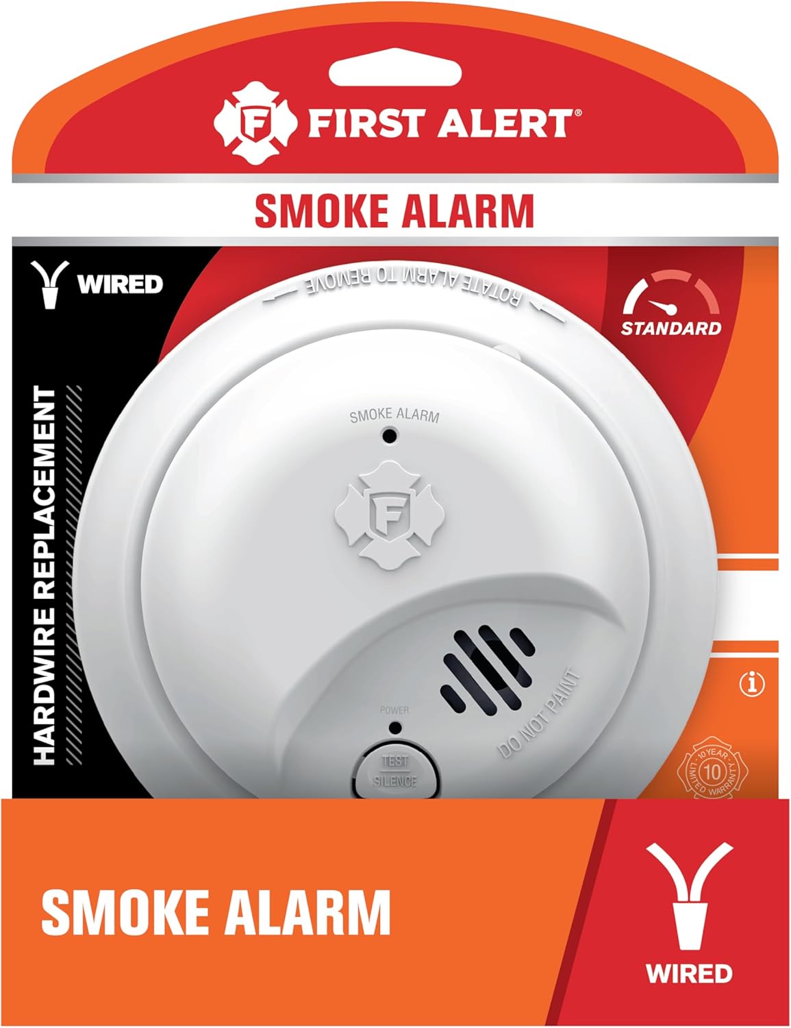 First Alert SMI100-AC, Hardwire Interconnect Smoke Alarm with Battery Backup, 6-Pack - Image 3