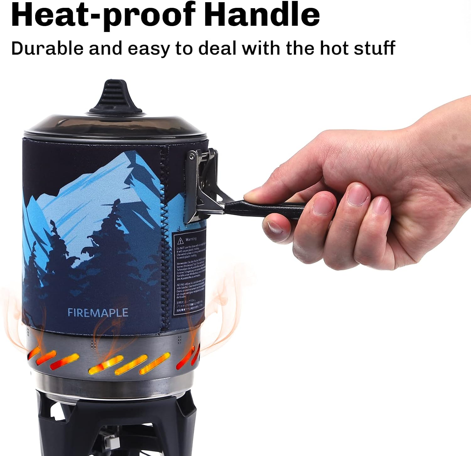 Fire-Maple Fixed Star X2 Backpacking and Camping Stove System Outdoor Propane Camp Cooking Gear Portable Pot Jet Burner Set Ideal for Hiking, Trekking, Fishing, Hunting Trips and Emergency Use - Image 2