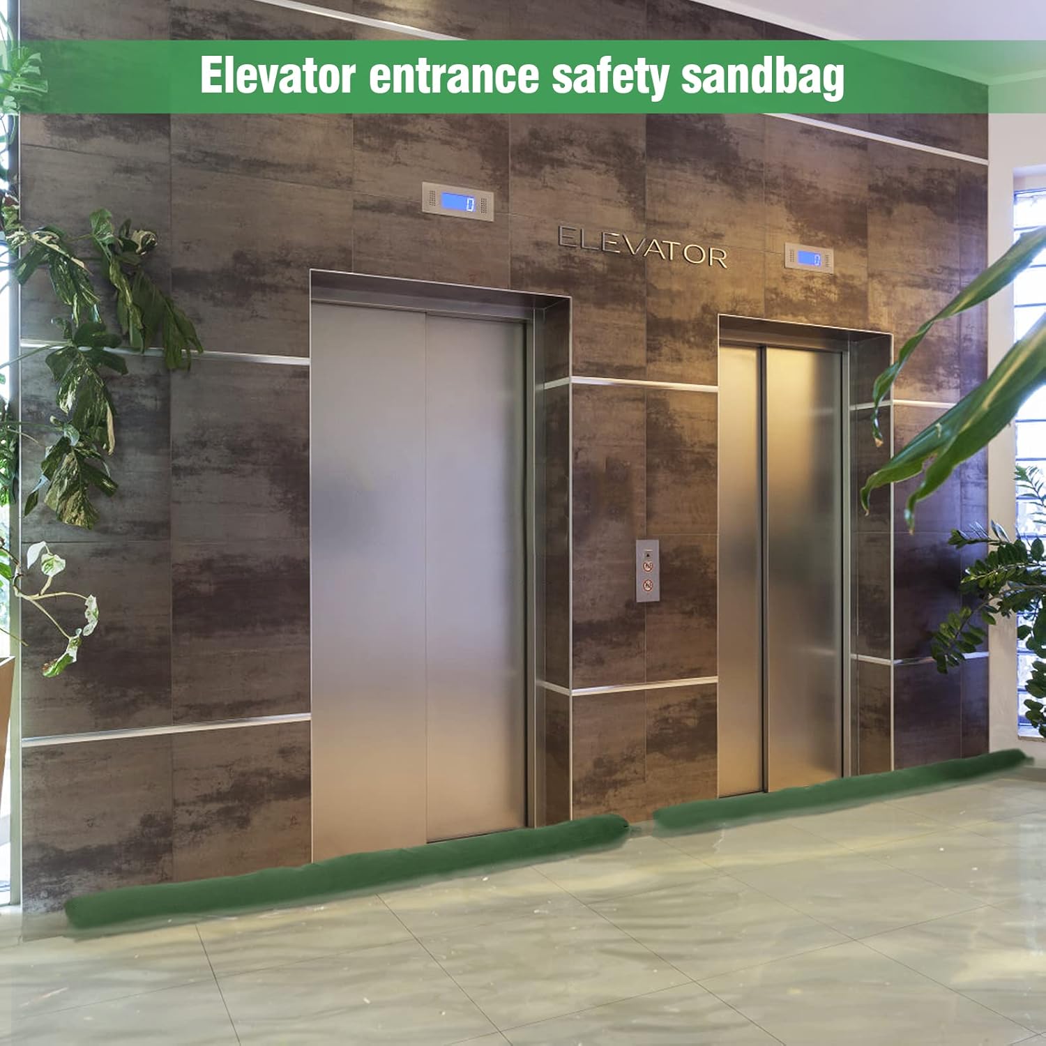 4 Pcs 6' × 6" Long Sand Bags for Flooding - Thickened Canvas Flood Protection Sandbag Tube with Elastic Band, Reusable Flood Rain Wind Barrier Sand Bag Tube for Door Window Flood Control - Image 7