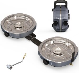 Cofiyard 20,000 BTUs 2 Burner Propa...