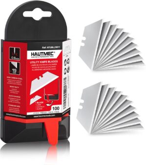 HAUTMEC 100 Pack Utility Knife Blad...