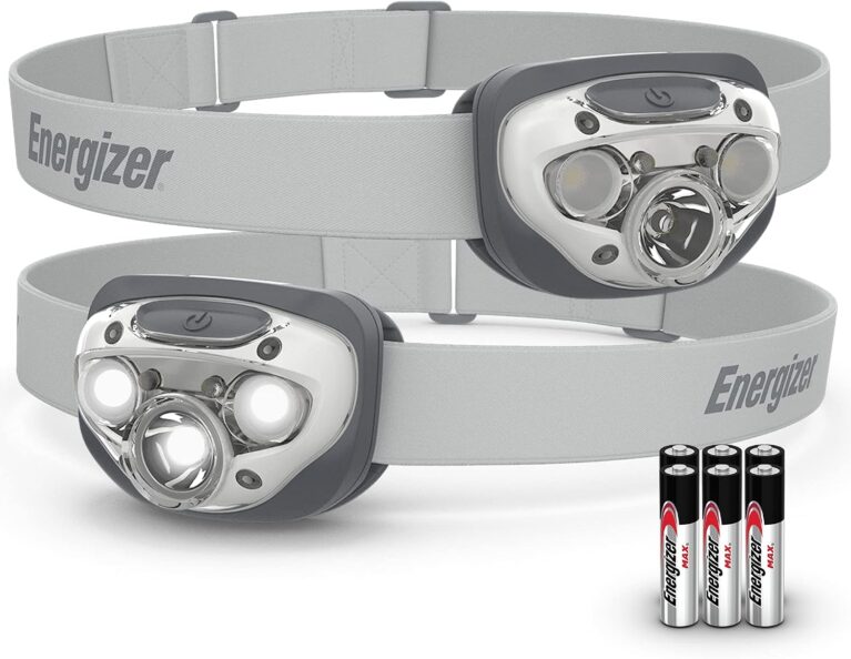 Energizer LED Headlamp PRO (2-Pack), IPX4 Water Resistant Headlamp, High-Performance Head Light for Camping, Running, Storm, Survival LED Light for Emergencies and First Aid Kit (Batteries Included)