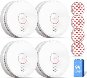 SITERWELL Smoke Detector, 10 Year P...