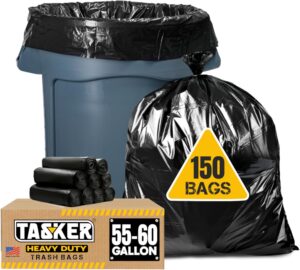 Tasker 55-60 Gallon Trash Bags Heav...
