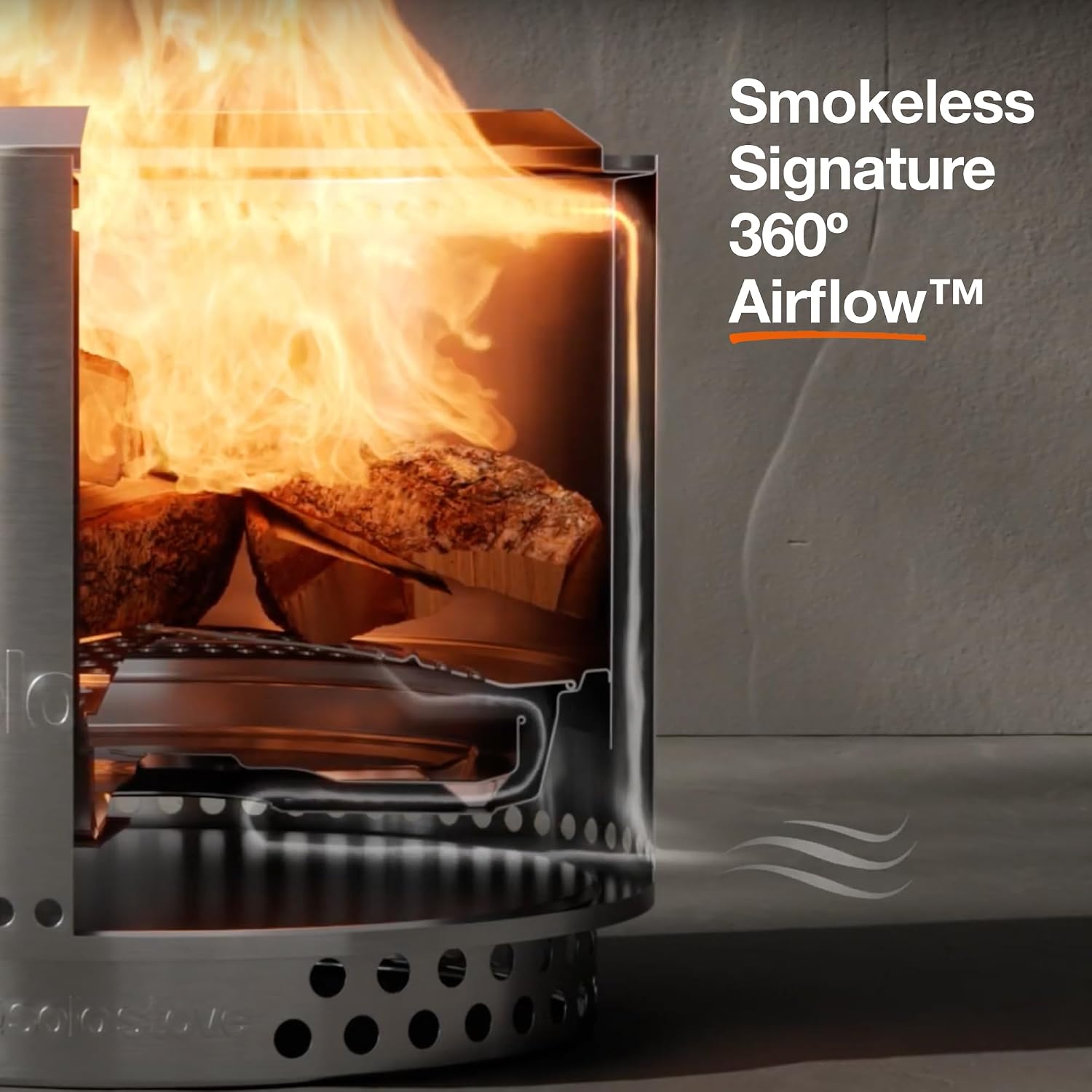 Solo Stove Bonfire Amazon Exclusive | Smokeless Fire Pit Bundle with Stand, Lid, Shelter & Ash Pan | Ideal for 4–6 People | Stainless Steel Wood Burning Camping Pit – 19.5" Wide, 34lbs - Image 6