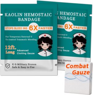 Quick Clot Gauze, First Aid Advance...