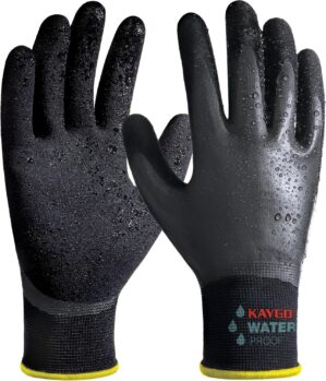 KAYGO Waterproof Work Gloves for Me...