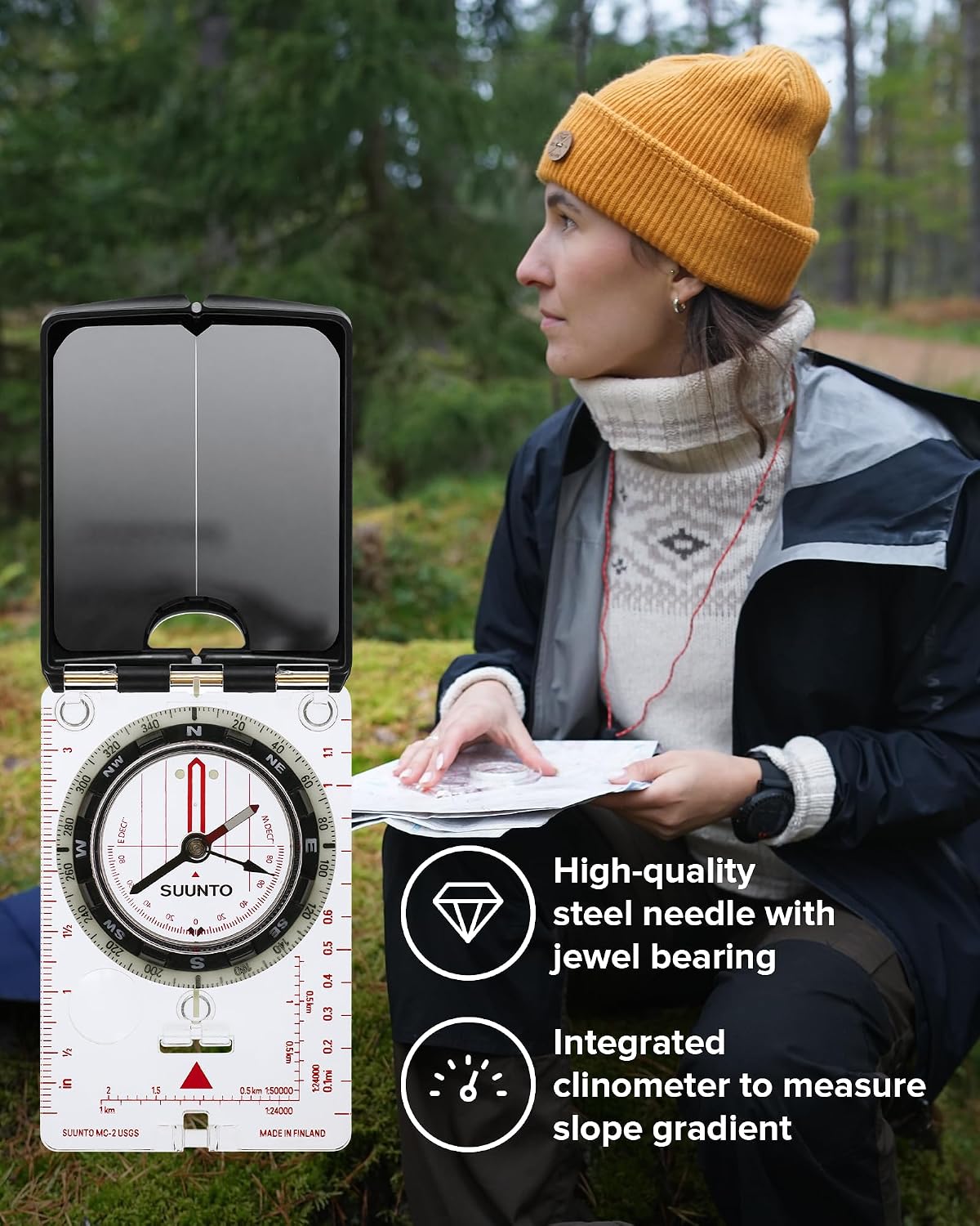 SUUNTO MC-2 Compass: Top-of-The-line Compass for Professionals & serious Hikers - Image 3
