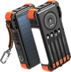 BLAVOR Solar Power Bank 20000mAh Bu...