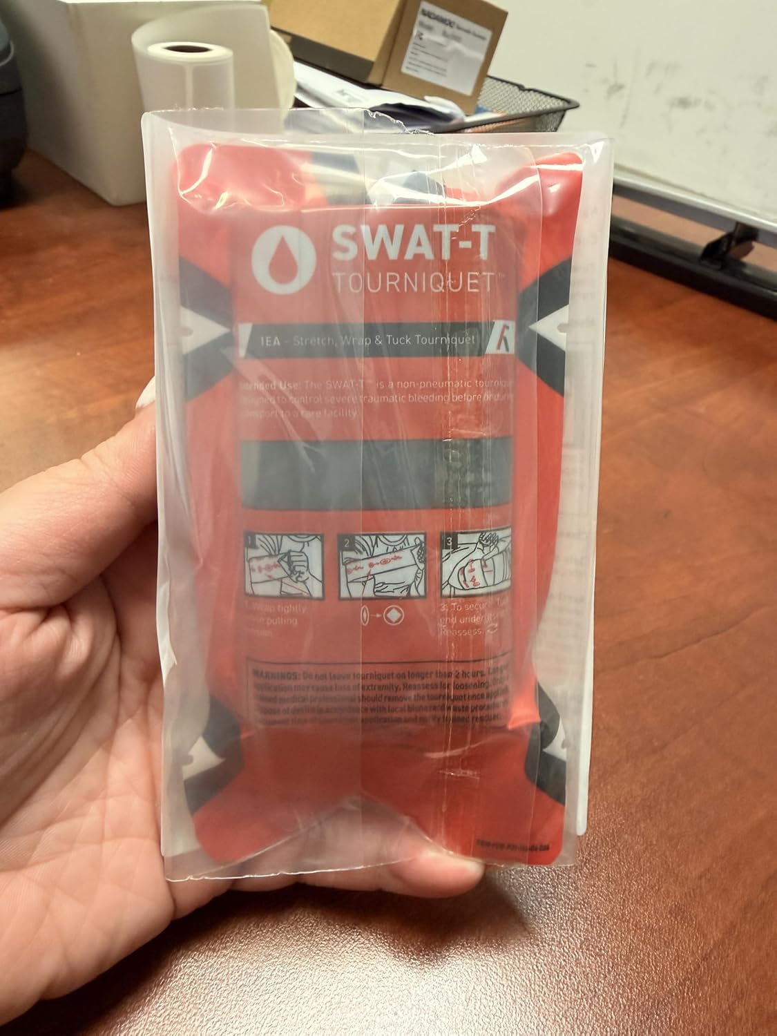 SWAT-T™ Tourniquet Black by Safeguard Medical, Emergency First Aid Equipment for Massive Hemorrhage Control, Made in The USA - Image 5