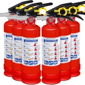 6-Pack Fire Extinguisher for Home, ...