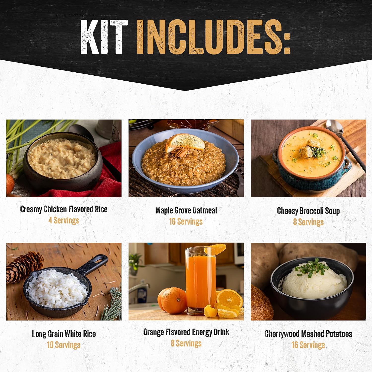 Ready Hour Gluten-Free Food Kit (120 Servings), Gluten-Free Survival Kit, Freeze-Dried Survival Food Storage, Emergency Preparedness, Prepper Supplies, 25-Year Shelf Life - Image 6
