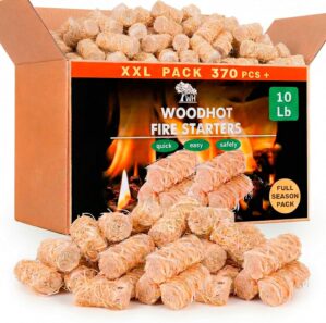 WH 370 pcs Natural Fire Starters, 1...