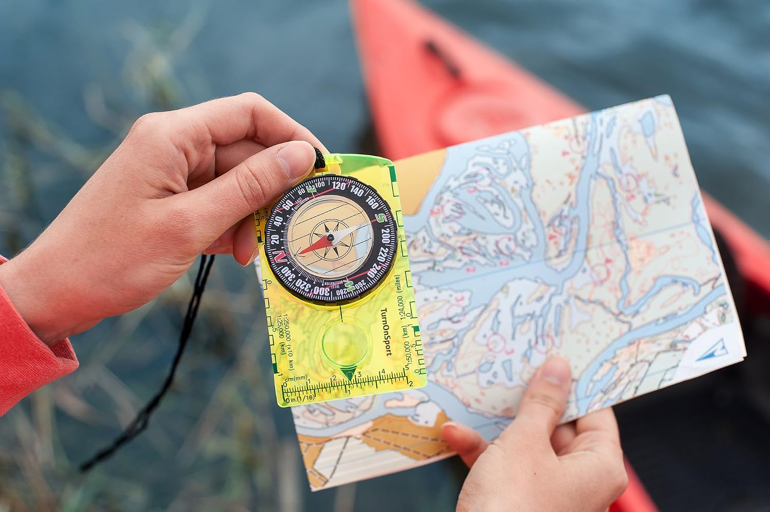 TurnOnSport Orienteering Compass - Advanced Scout Compass for Hiking, Camping, and Backpacking - Best Survival Gifts for Kids - Image 7