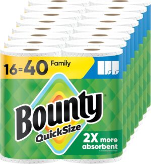 Bounty Paper Towels Quick Size, Whi...
