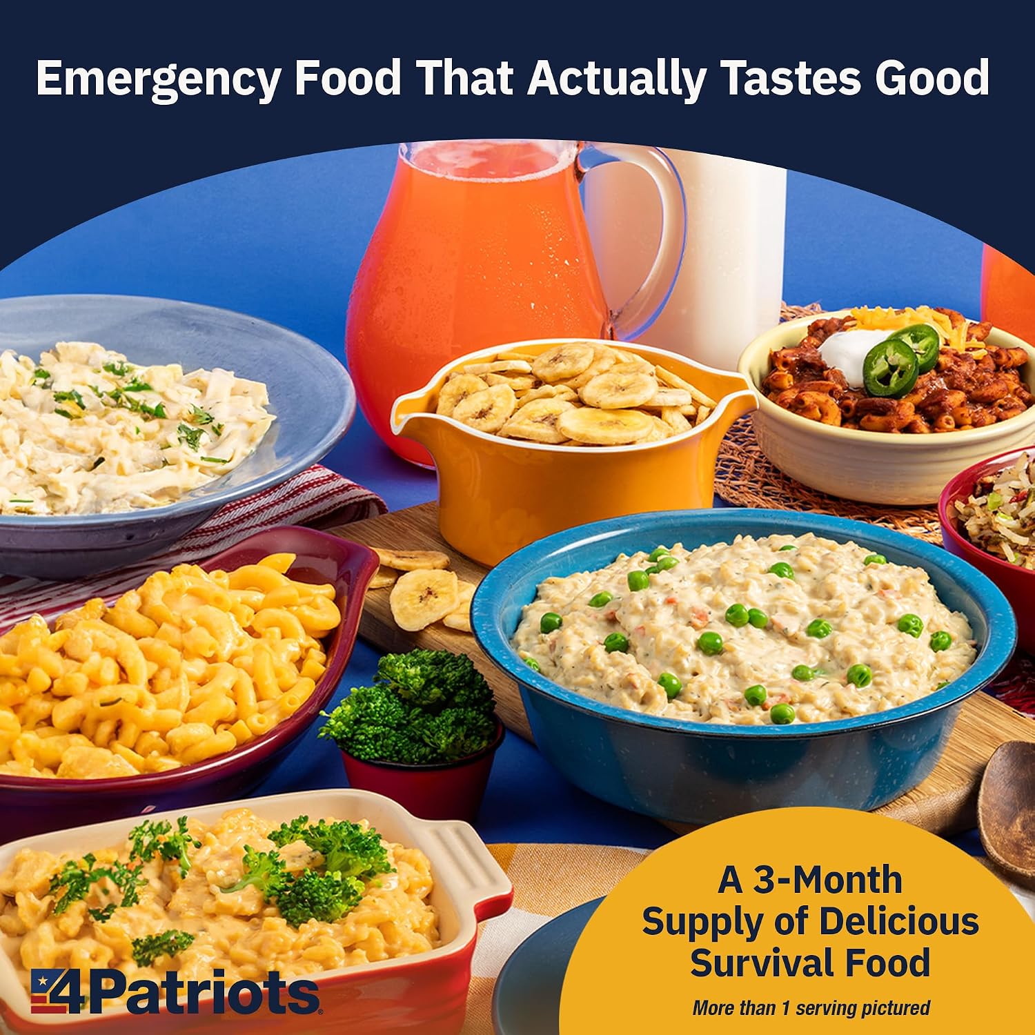 4Patriots 3-Month Survival Food Kit: Emergency Food Supply Designed to Last 25 Years, 688 Servings - Image 6