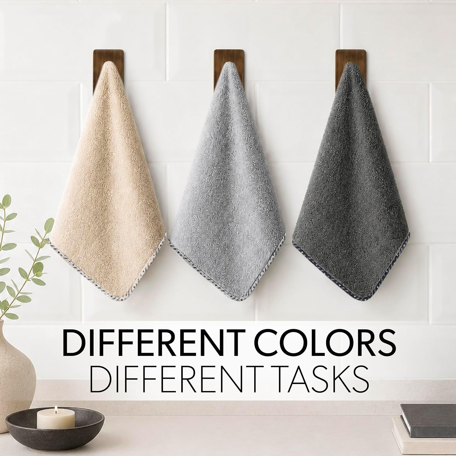 Chemical Guys AllSwipe Multi-Purpose Microfiber Towels for Cars, Microfiber Cleaning Cloth Multi Color Drying Towels Car Detailing for Wash Interior and Glass, 14 x 12 Inch - 12 Pack - Image 3