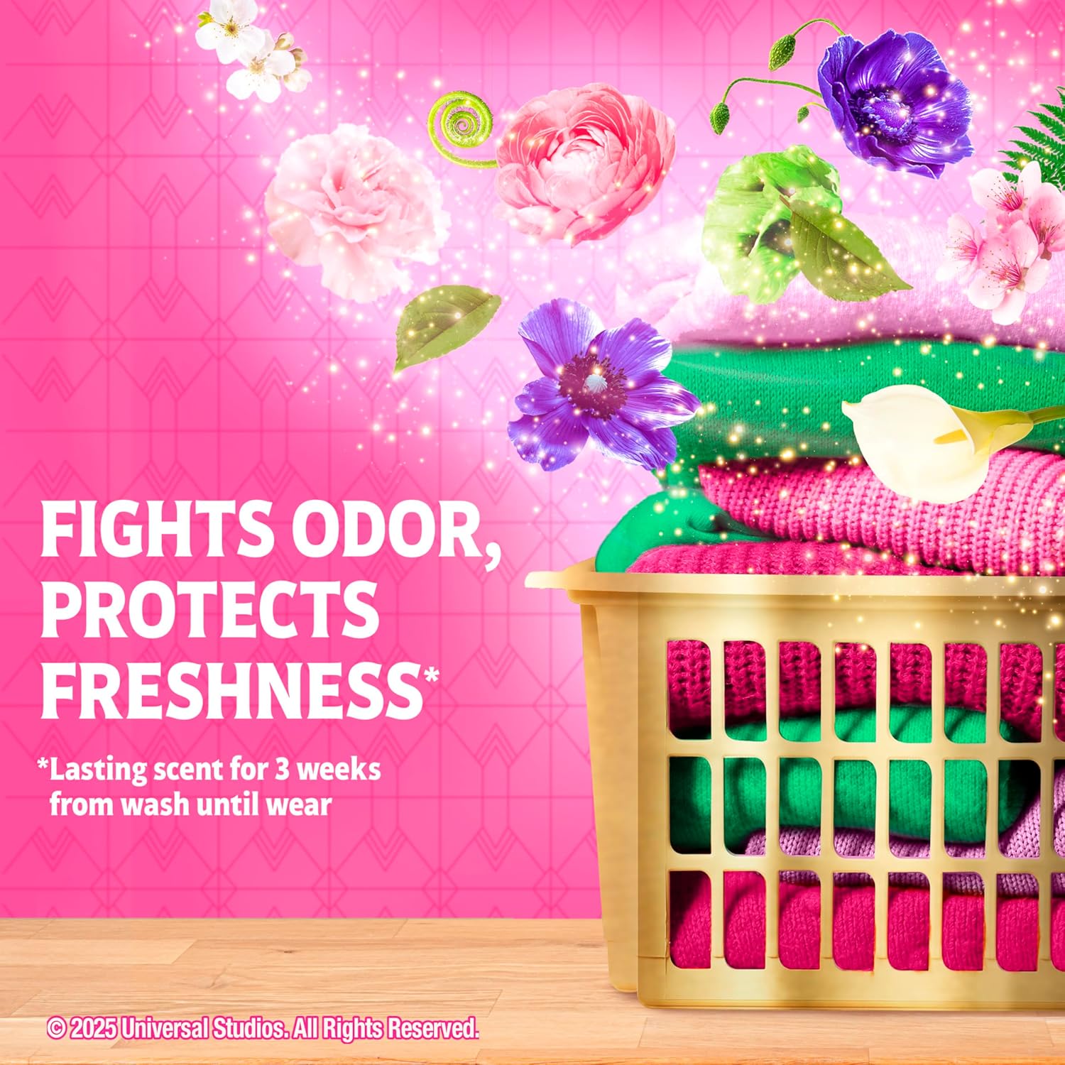 Gain Flings! "Wicked: For Good" Limited Edition Laundry Detergent Pacs, 42 Count, Fantabulous Floral Scent, 3 in 1 HE Detergent Pacs with Oxi Boost and Febreeze - Image 5