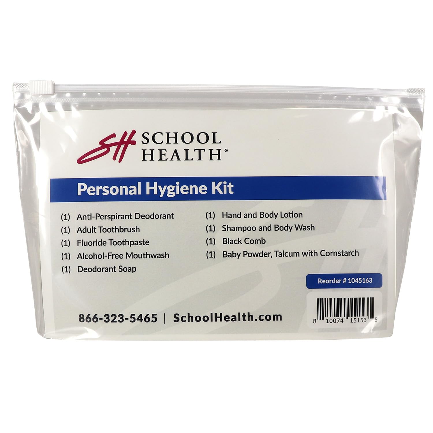 School Health - Personal Hygiene Kit, Compact and Portable, Toiletry Kit For Daycares and Schools, Convience Kits for Men, Women and Kids - Image 4