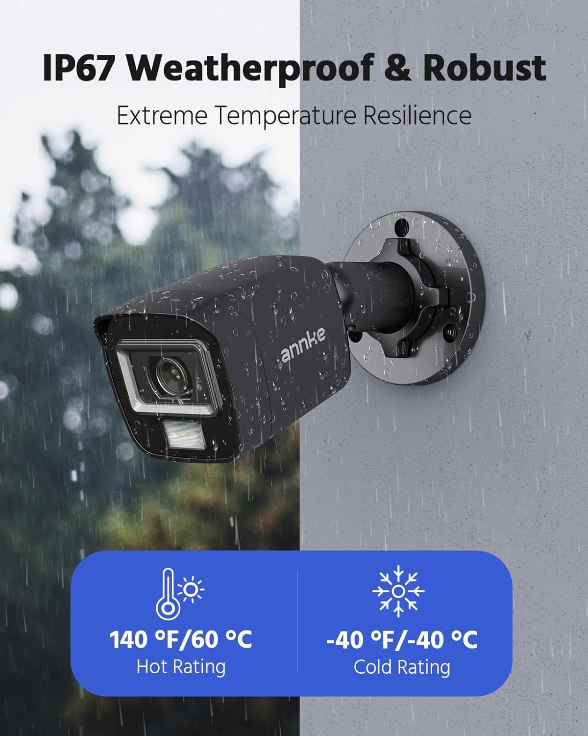 ANNKE 3K Lite Wired Security Camera System Outdoor with AI Human/Vehicle Detection, 8CH H.265+ DVR and 8 x 1920TVL 2MP IP67 Home CCTV Cameras with Smart Dual Light, Color Night Vision, 1TB Hard Drive - Image 6