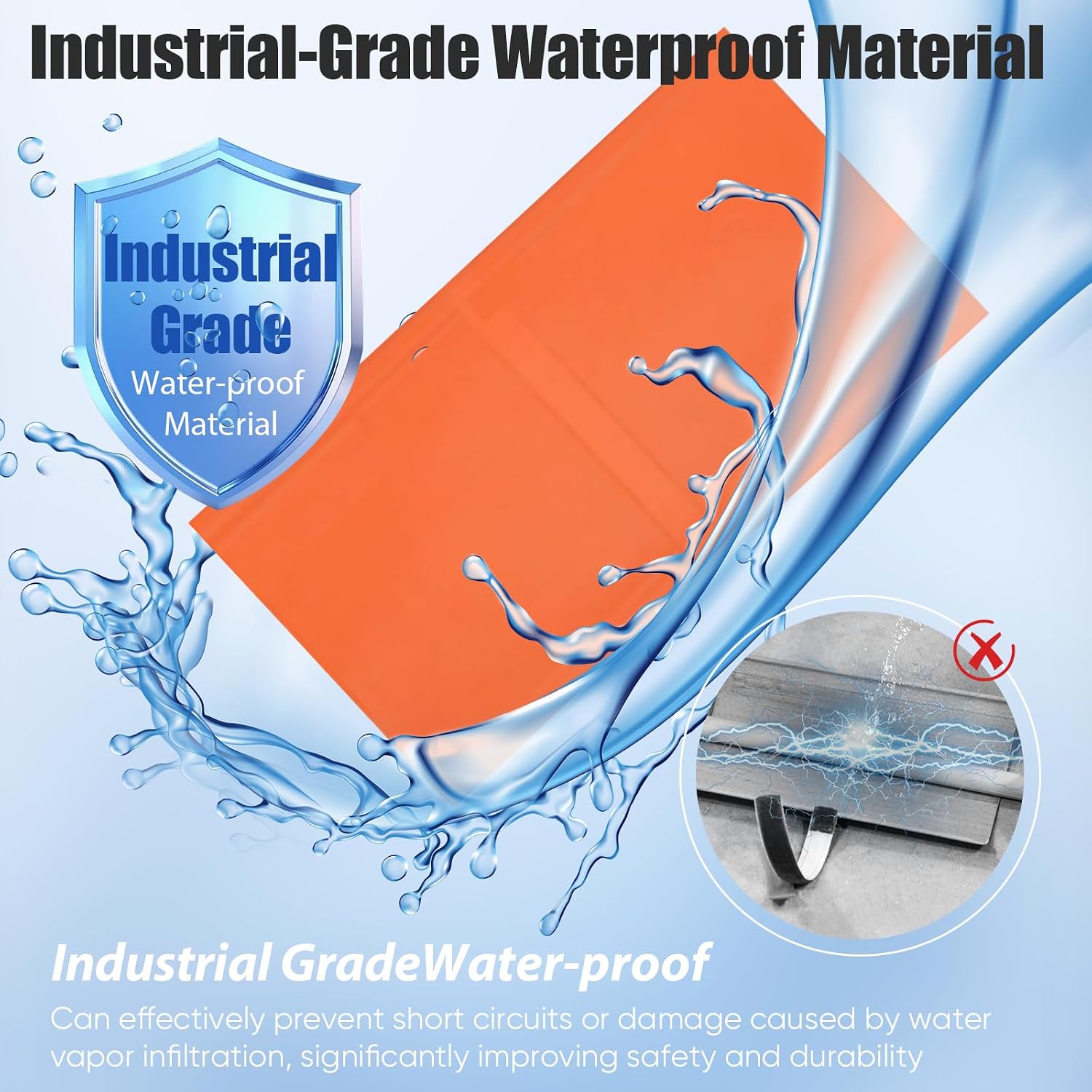 【Integrated Design】PVC Heat Blanket 2" to 3",5 Year Warrnaty,Heat from 195 ℉ for 3 Min to Bend,Newly Added Overheat Protection and Temperature Control,Made Silicone,Longer Service Life,120V/200W - Image 4