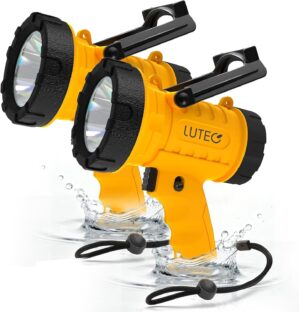 LUTEC 2 Pack Rechargeable Spotlight...
