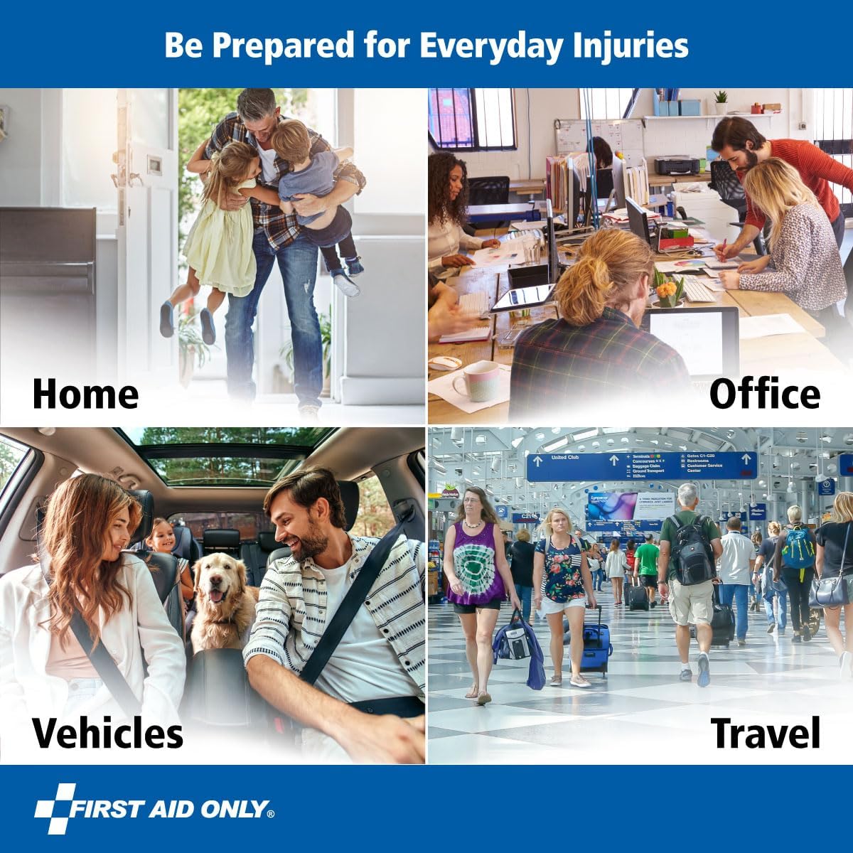 First Aid Only 91249 On-The-Go All-Purpose Emergency First Aid Kit for Car, Travel, Home and Business, 105 Pieces - Image 5