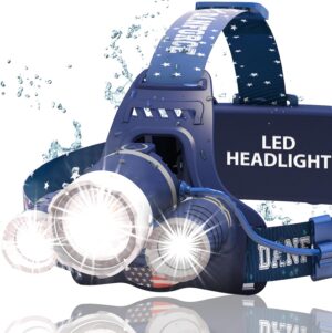 DanForce Headlamp. USB Rechargeable...