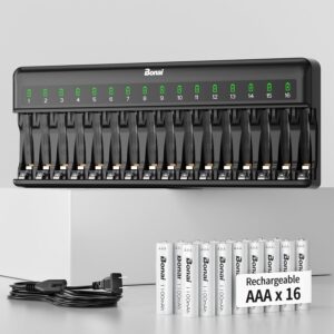 Bonai Rechargeable AAA Batteries wi...