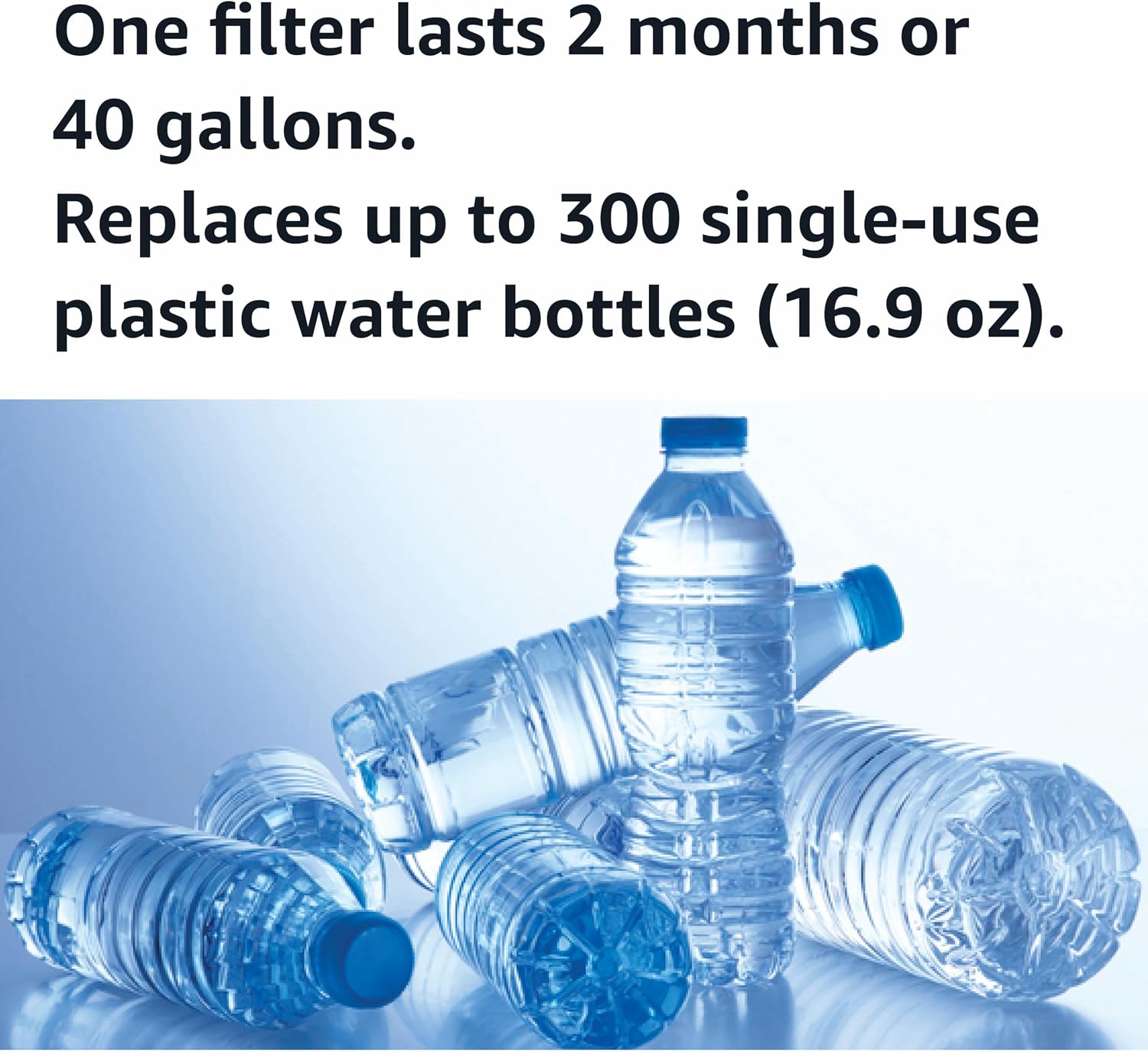 Amazon Basics Enhanced Replacement Water Filters for Water Pitchers, BPA-Free, WQA & NSF Certified, Compatible with Brita Water Pitchers & Drinking Water Filter Systems, 6 Month Filter Supply, 3-Pack - Image 7
