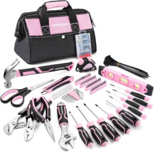WORKPRO Pink Tool Set, 277 PCS Home...