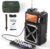 Solar Hand Crank Emergency Radio with NOAA Weather Alert, AM FM Shortwave | Digital Tuning,Bluetooth Speaker,TF Playback,Flashlight,Compass,SOS,4000mAh,Thermal Blanket,USB-C Charging,for Emergencies