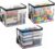 3 Pack Extra Large Clear Storage Bags with Zipper and Handles – Heavy Duty Waterproof PVC Storage Organizer for Clothes, Blankets, Bedding, Toys & Moving, Transparent Foldable (black, Medium)