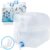Collapsible Water Container with Spigot, 2×5.3 Gallon BPA Free Camping Water Storage Jug Carrier, for Outdoors Hiking Backpack RV Travel & Emergency, Portable Foldable Survival Water Canteen